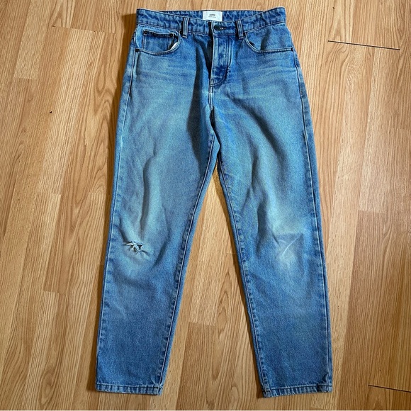Ami Alexandre Mattiussi blue Jeans size 31 tapered fit distressed - Picture 1 of 15